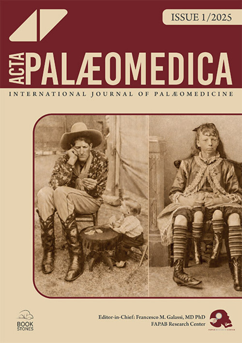 Acta Palaeomedica. International Journal of Palaeomedicine. Ediz. italiana e inglese