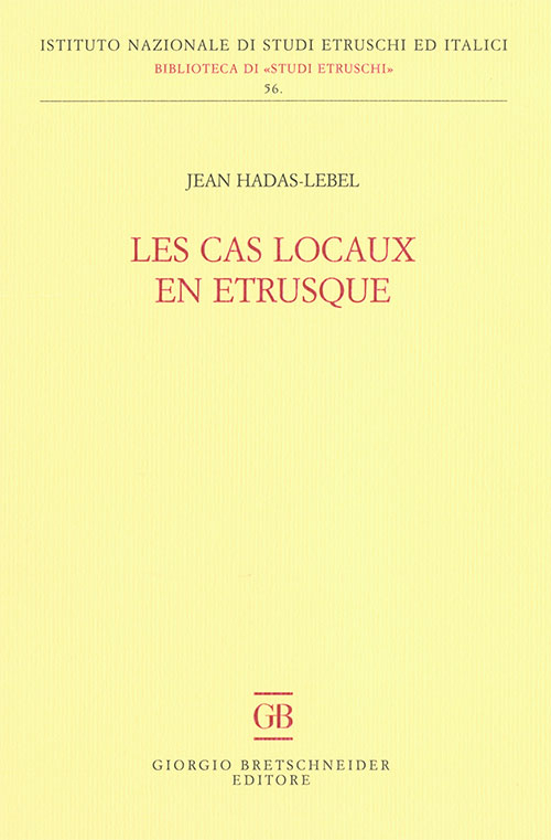 Les cas locaux en Etrusque