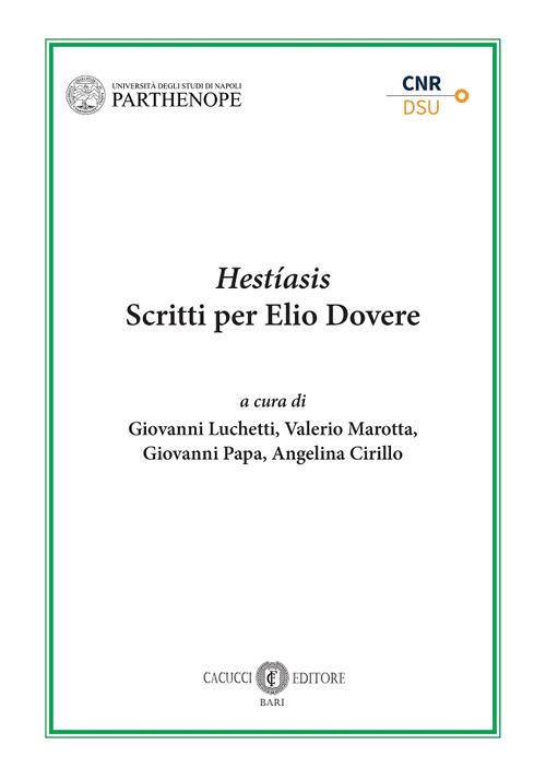 Hestíasis. Scritti per Elio Dovere