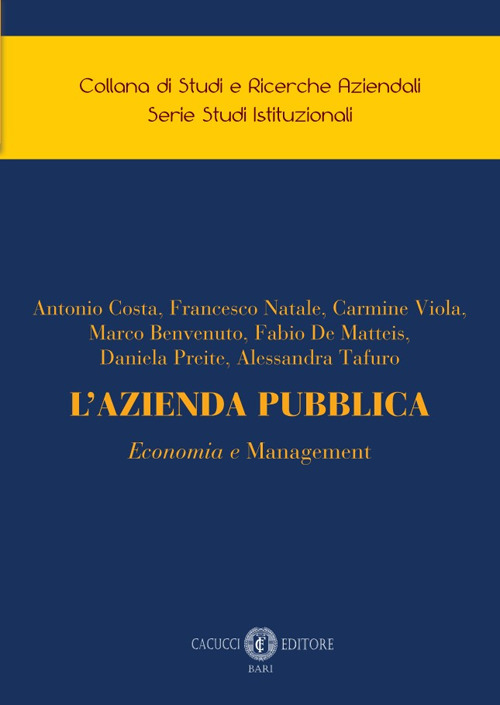L'azienda pubblica. Economia e management