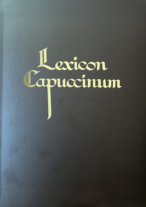Lexicon capuccinum. Il bio-bibliografico