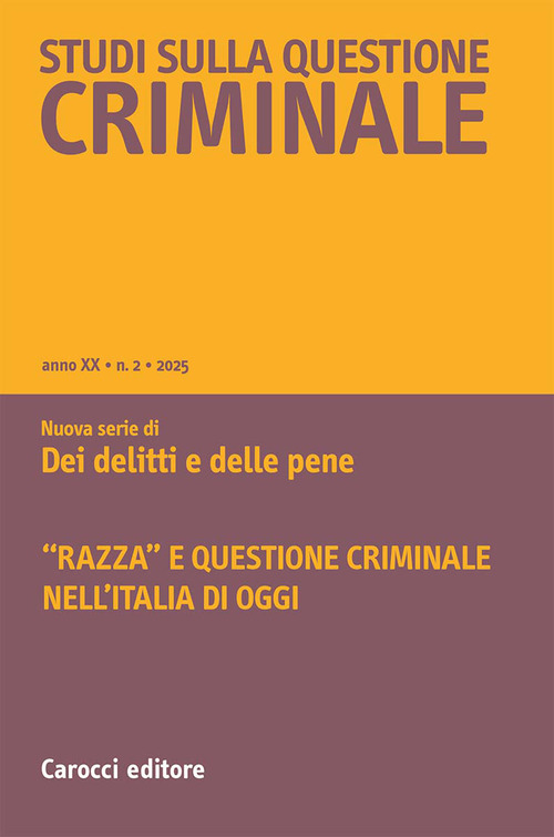 Studi sulla questione criminale