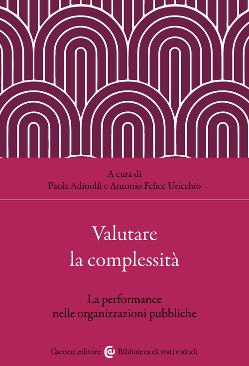 Valutare la complessità. La performance nelle organizzazioni pubbliche