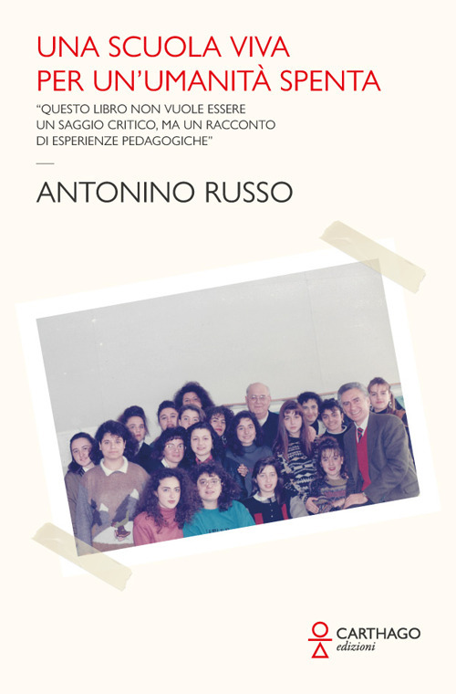 Una scuola viva per un'umanit&agrave; spenta