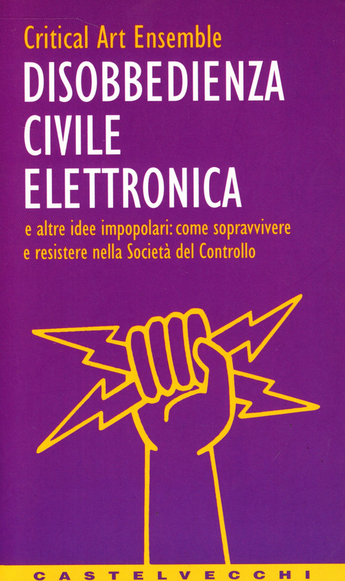 Disobbedienza civile elettronica e altre idee impopolari: come sopravvivere e resistere nella societ&agrave; del controllo