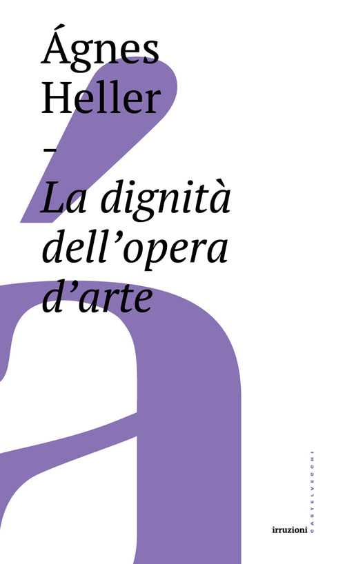 La dignit&agrave; dell'opera d'arte