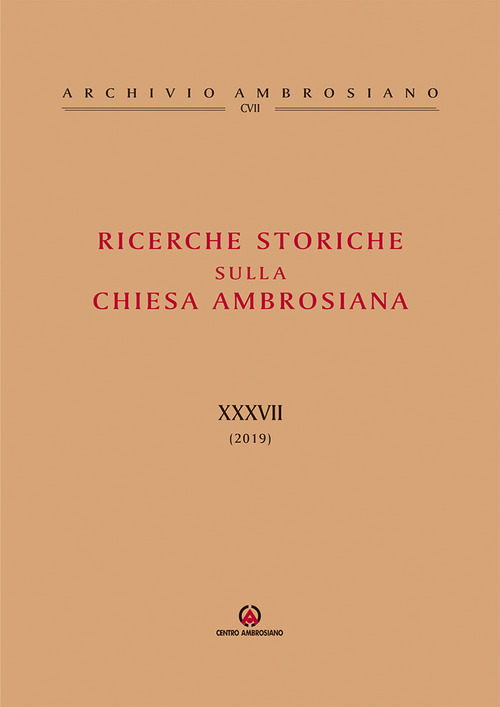 Ricerche storiche sulla Chiesa ambrosiana
