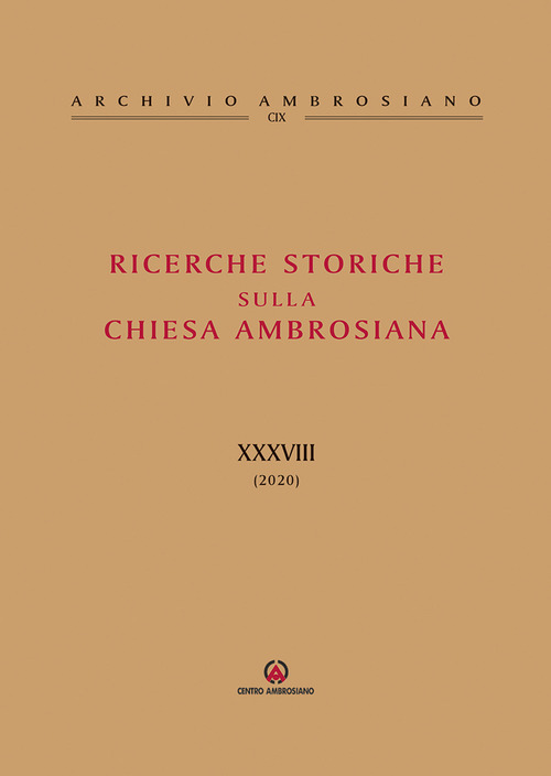 Ricerche storiche sulla Chiesa ambrosiana