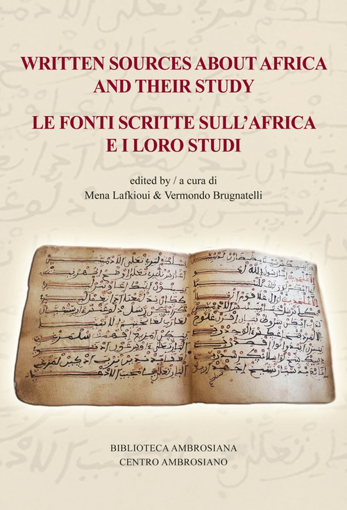Written sources about Africa and their study-Le fonti scritte sull'Africa e i loro studi