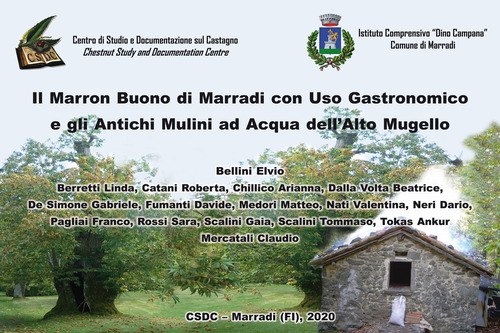 Il Marron Buono di Marradi con uso gastronomico e gli antichi mulini ad acqua dell'Alto Mugello