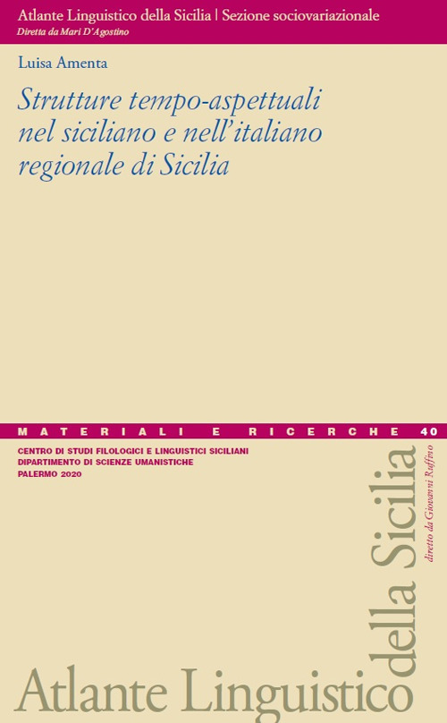 Strutture tempo-aspettuali nel siciliano e nell'italiano regionale di Sicilia