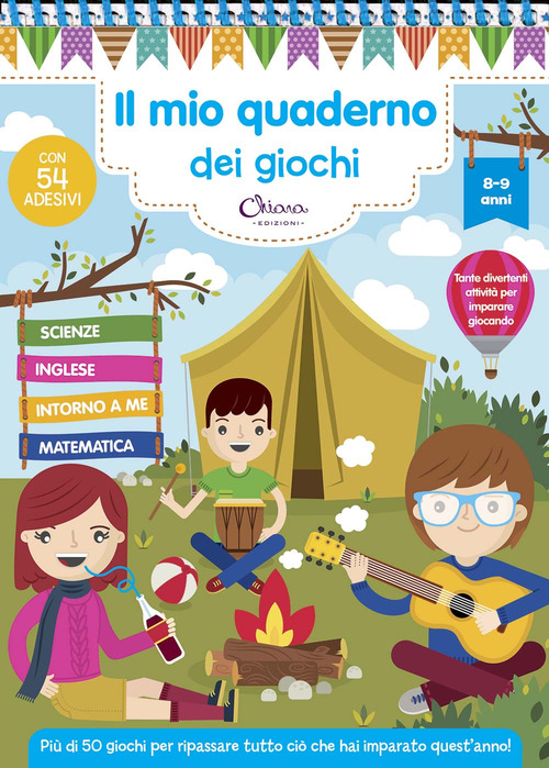 Il mio quaderno dei giochi 8/9 anni. Con adesivi