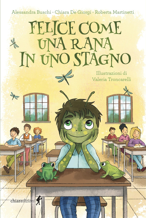 Felice come una rana in uno stagno