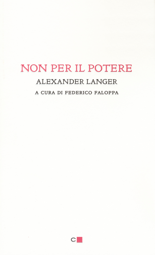 Non per il potere