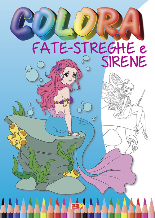 Colora fate, streghe e sirene
