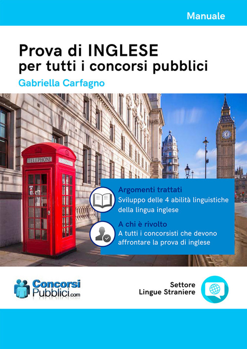La prova di inglese per tutti i concorsi pubblici
