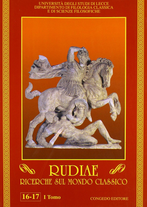 Rudiae. Ricerche sul mondo classico vol. 16-17/1