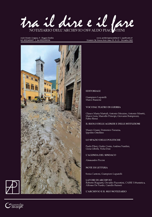Tra il dire e il fare. Notiziario dell'Archivio Osvaldo Piacentini