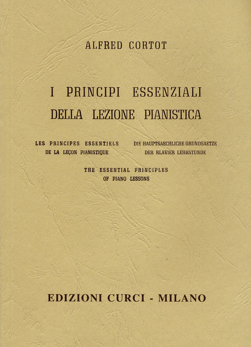 I principi essenziali della lezione pianistica