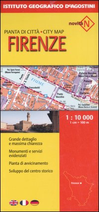 Firenze 1:10 000. Ediz. multilingue