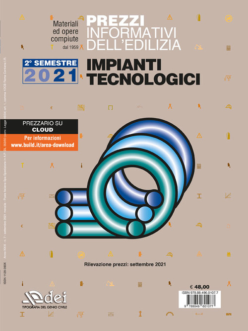 Prezzi informativi dell'edilizia. Impianti tecnologici. 2&deg; semestre 2021