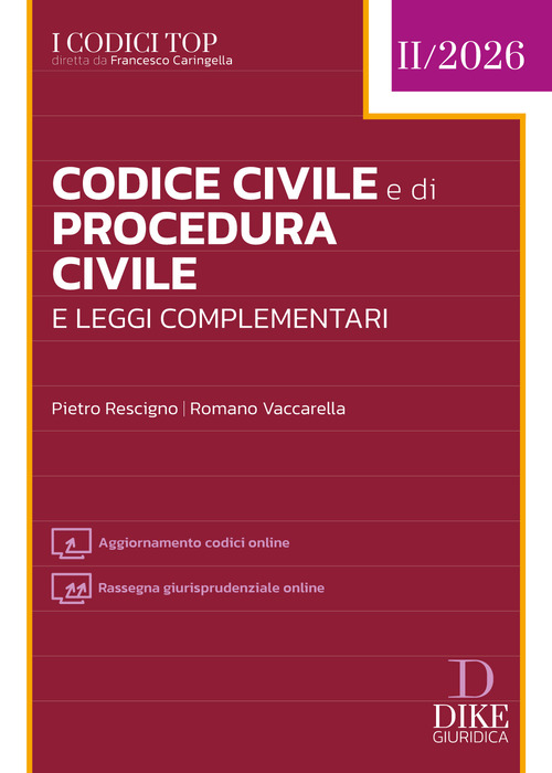 Codice Civile e di Procedura Civile e leggi complementari Top 2026