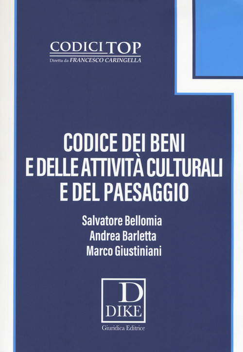 Codice dei beni e delle attivit&agrave; culturali e del paesaggio
