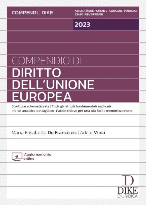 Compendio di diritto dell'Unione Europea