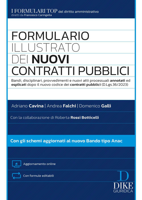 Formulario illustrato dei nuovi contratti pubblici