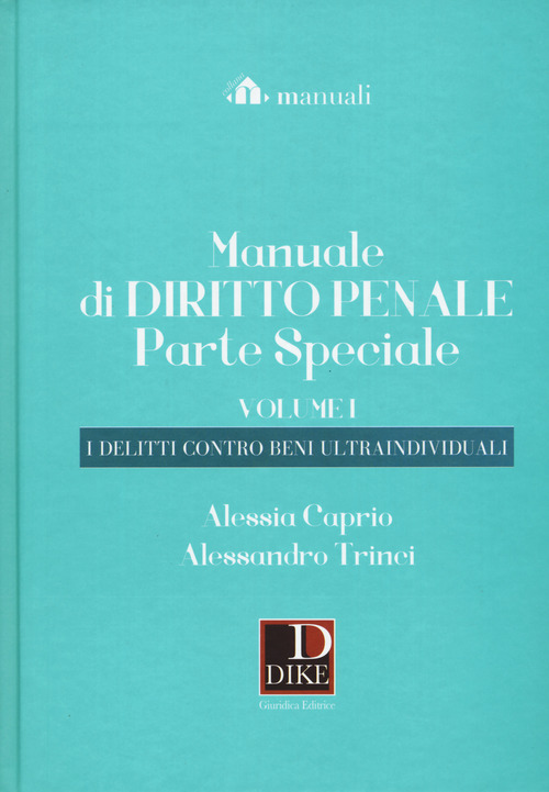 Manuale di diritto penale. Parte speciale