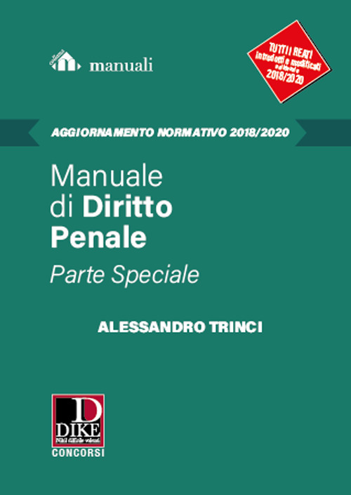 Manuale di diritto penale. Parte speciale