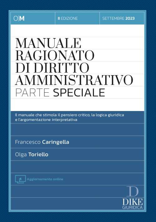 Manuale ragionato di diritto amministrativo. Parte speciale