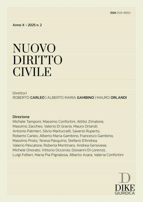 Nuovo diritto civile