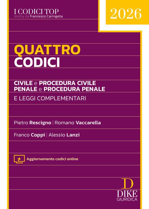 Quattro codici Top 2026