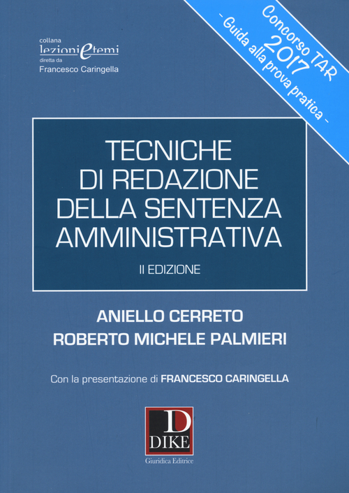 Tecniche di redazione della sentenza amministrativa