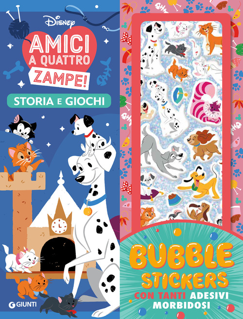 Amici a quattro zampe! Bubble stickers. Storia e giochi