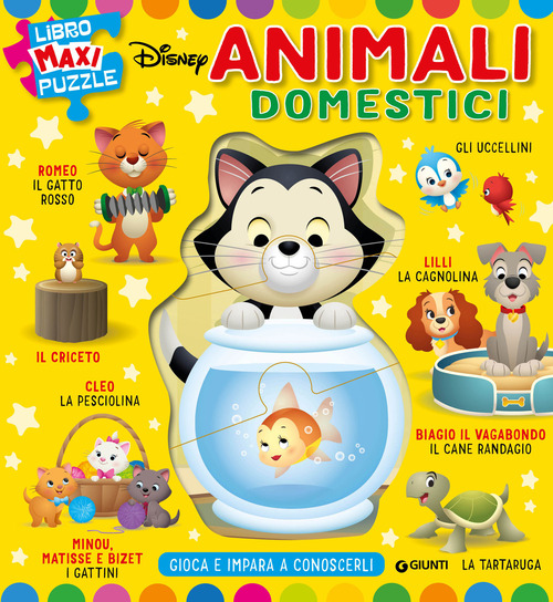 Animali domestici. Libro maxi puzzle Disney. Gioca e impara a conoscerli