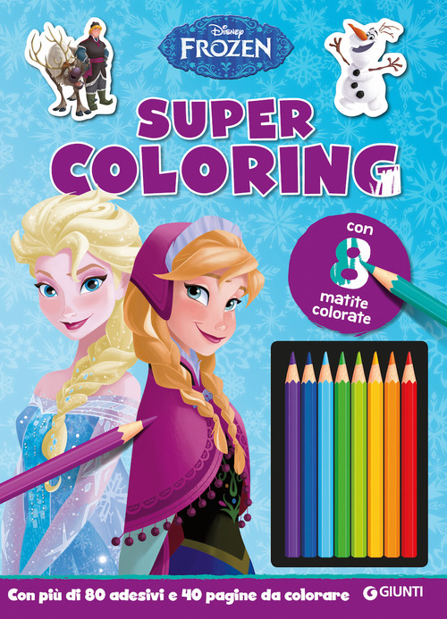 Frozen. Super coloring. Con adesivi