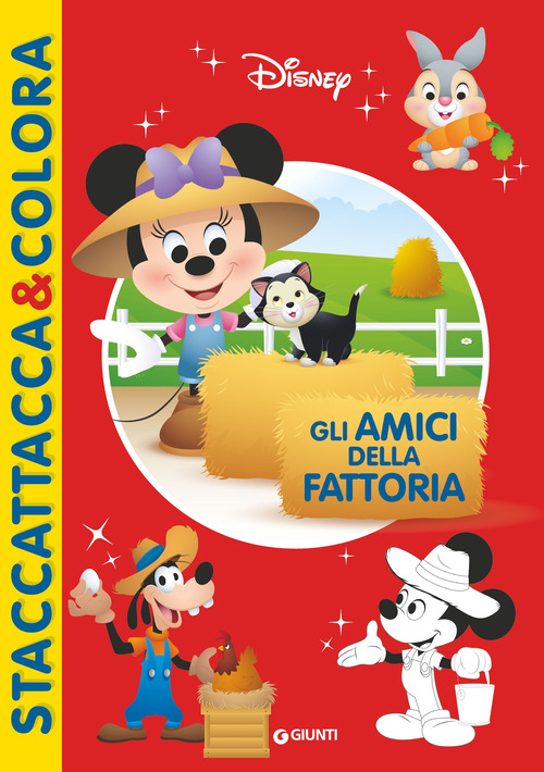 Gli amici della fattoria. Staccattacca & colora. Con adesivi