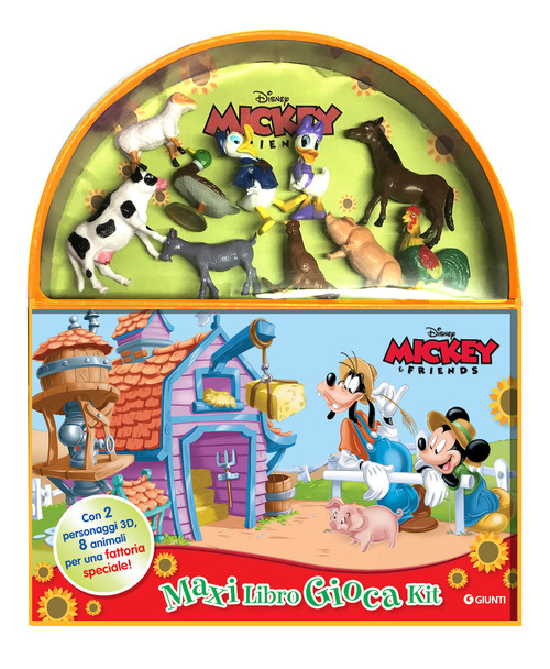 In fattoria. Mickey & friends. Maxi libro gioca kit