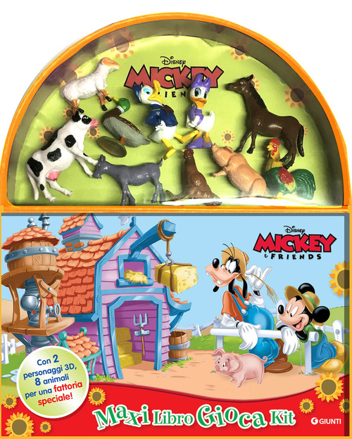 In fattoria. Mickey & friends. Maxi libro gioca kit