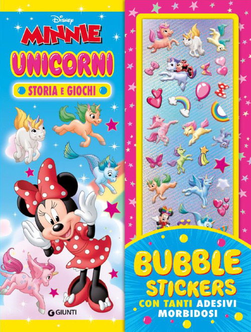 Minnie. Unicorni. Bubble stickers. Storia e giochi