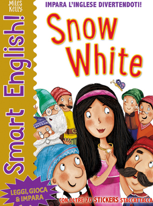 Snow white. Smart english. Con adesivi