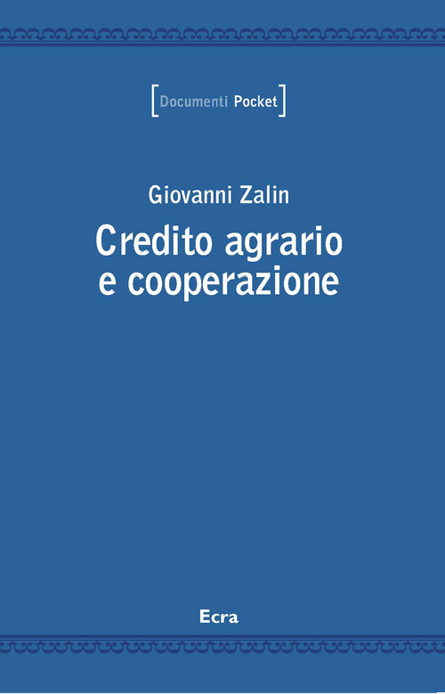 Credito agrario e cooperazione