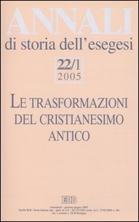 Annali di storia dell'esegesi (2005)
