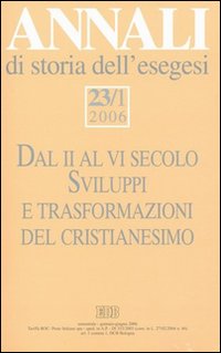 Annali di storia dell'esegesi (2006)