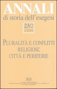 Annali di storia dell'esegesi (2006)