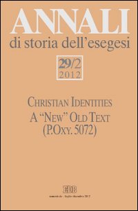 Annali di storia dell'esegesi (2012)