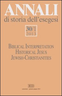 Annali di storia dell'esegesi (2013)