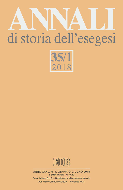 Annali di storia dell'esegesi